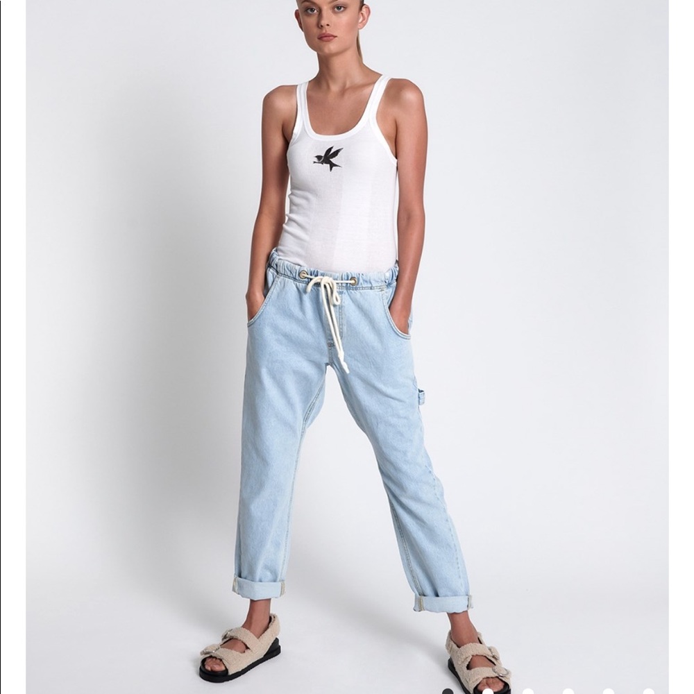 Never Worn Brand NEW Best Blue Workwear Shabbies Boyfriend Jean